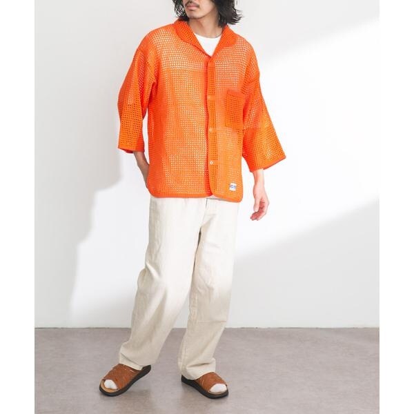 アーバンリサーチ サニーレーベル（URBAN RESEARCH SonnyLabel）/ARMY TWILL　Cotton Mesh Shirts_12