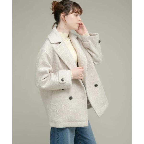 アーバンリサーチ サニーレーベル（URBAN RESEARCH SonnyLabel）/ウールライクカーリーシャギーコクーンコート