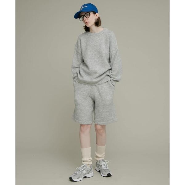 アーバンリサーチ サニーレーベル（URBAN RESEARCH SonnyLabel）/ニットプルオーバー×ショートパンツセット