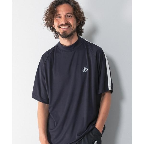 アーバンリサーチ サニーレーベル（URBAN RESEARCH SonnyLabel）/OOPS　吸水速乾ラインモックネックTシャツ