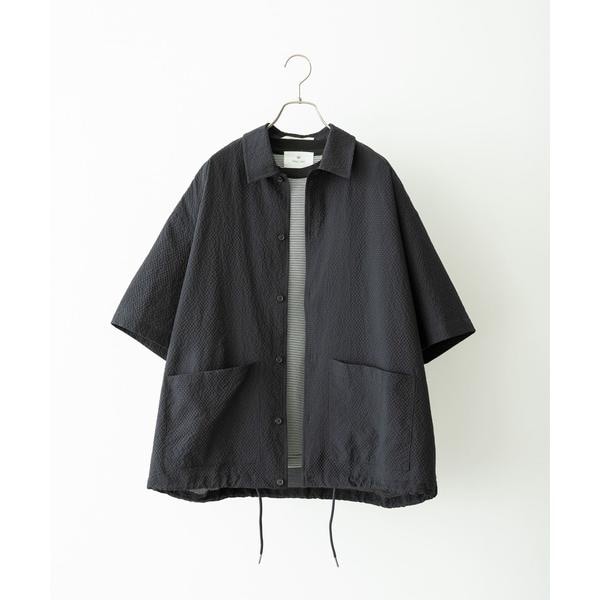 【NEW】アーバンリサーチ サニーレーベル（URBAN RESEARCH SonnyLabel）/シアサッカーショートスリーブコーチシャツ