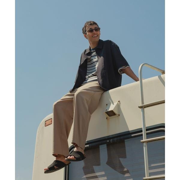 【NEW】アーバンリサーチ サニーレーベル（URBAN RESEARCH SonnyLabel）/シアサッカーショートスリーブコーチシャツ_4