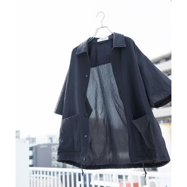 【NEW】アーバンリサーチ サニーレーベル（URBAN RESEARCH SonnyLabel）/シアサッカーショートスリーブコーチシャツ_10
