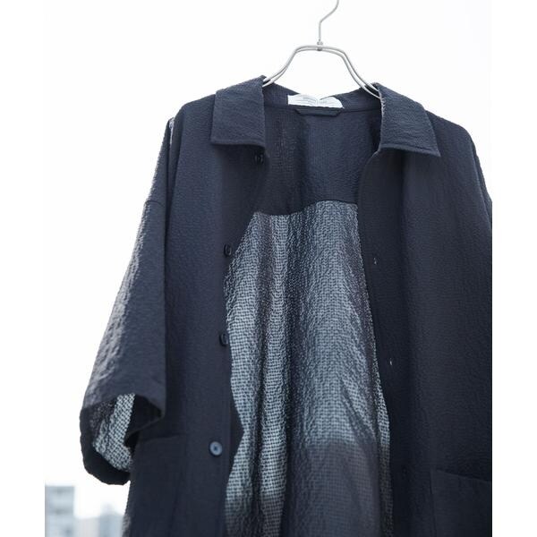 【NEW】アーバンリサーチ サニーレーベル（URBAN RESEARCH SonnyLabel）/シアサッカーショートスリーブコーチシャツ_11