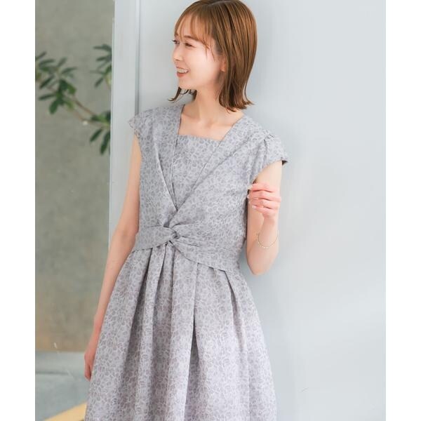 ROSSO 『別注』Chaco*ROSSO ドットフロッキードレス Chaco ROSSO