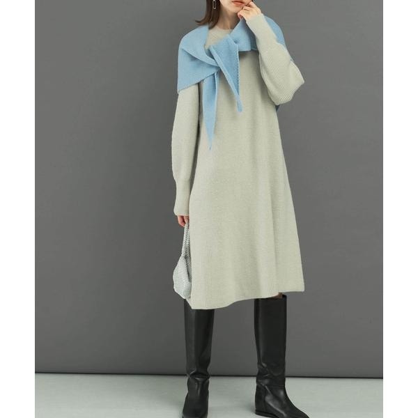 アーバンリサーチ ロッソ（URBAN RESEARCH ROSSO）/『WEB限定』畦ニットミニワンピース