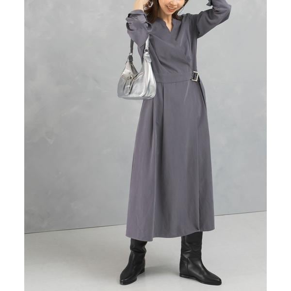 アーバンリサーチ ロッソ（URBAN RESEARCH ROSSO）/スエードライクカシュクールワンピース