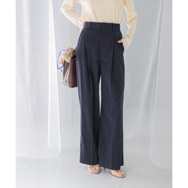 アーバンリサーチ ロッソ（URBAN RESEARCH ROSSO）/ハイウエストワイドスラックス