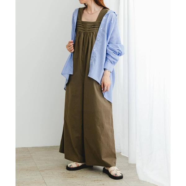 アーバンリサーチ ロッソ（URBAN RESEARCH ROSSO）/F by ROSSO　コットンボリュームオールインワン