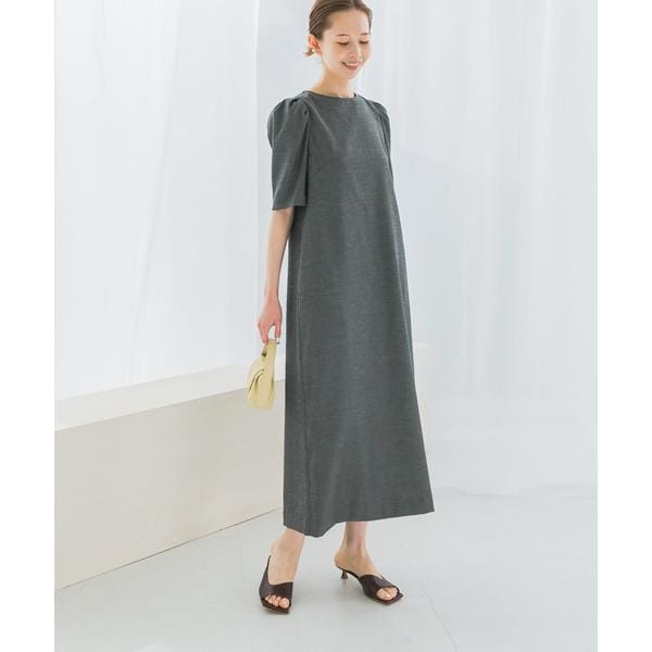 アーバンリサーチ ロッソ（URBAN RESEARCH ROSSO）/バックオープンベルトデザインワンピース