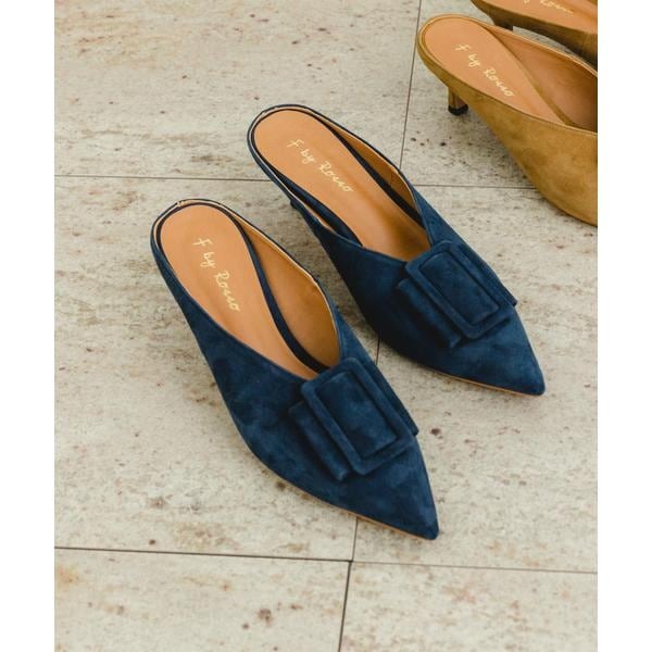 アーバンリサーチ ロッソ（URBAN RESEARCH ROSSO）/F by ROSSO　バックルデザインミュール