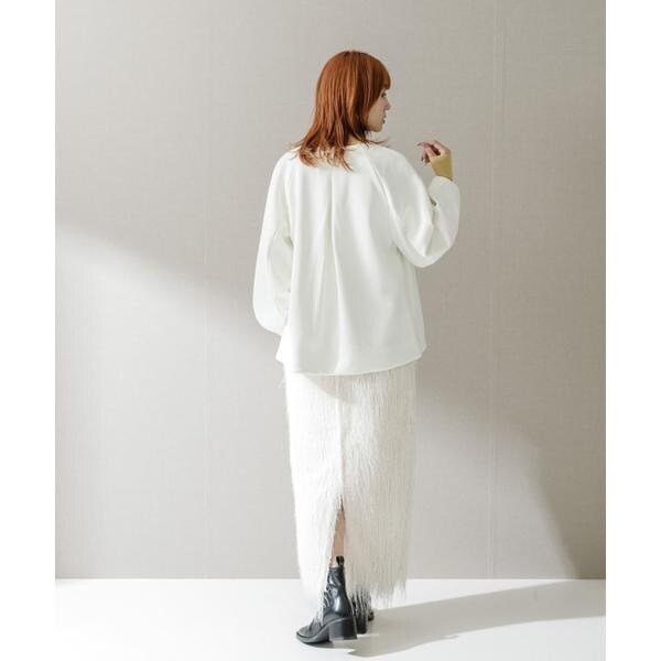 アーバンリサーチ ロッソ（URBAN RESEARCH ROSSO）/ELENDEEK　FRINGE STRAIGHT SKIRT_4