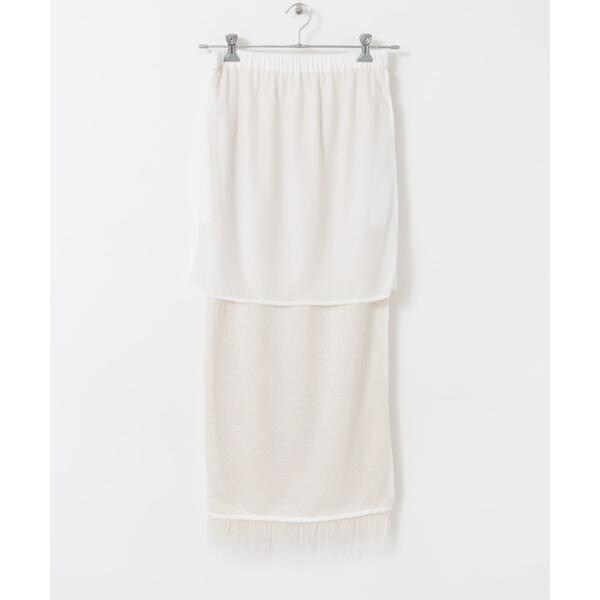 アーバンリサーチ ロッソ（URBAN RESEARCH ROSSO）/ELENDEEK　FRINGE STRAIGHT SKIRT_9