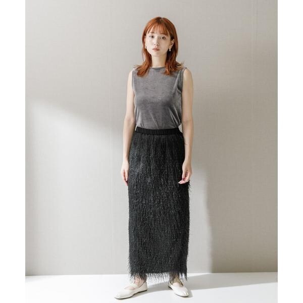 アーバンリサーチ ロッソ（URBAN RESEARCH ROSSO）/ELENDEEK　FRINGE STRAIGHT SKIRT_13