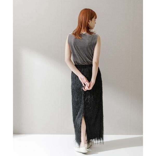 アーバンリサーチ ロッソ（URBAN RESEARCH ROSSO）/ELENDEEK　FRINGE STRAIGHT SKIRT_14