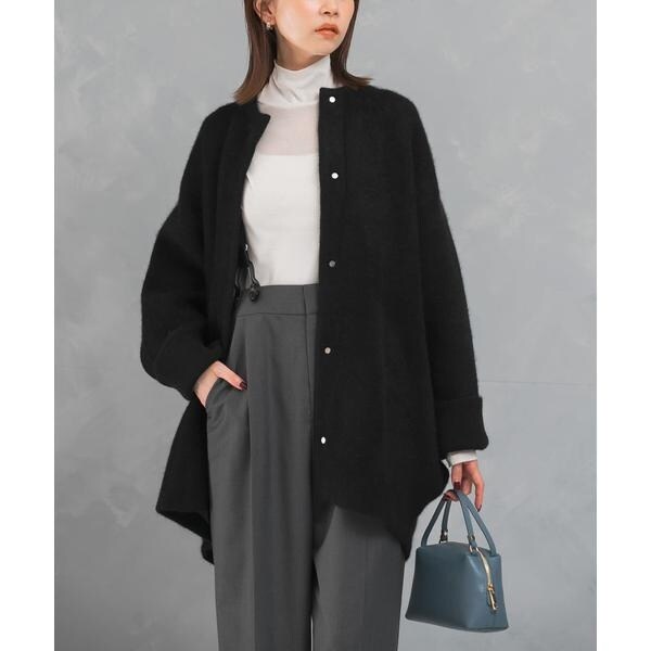 アーバンリサーチ ロッソ（URBAN RESEARCH ROSSO）/ELENDEEK　BASIC CN RACCOON MIX CARDIGAN