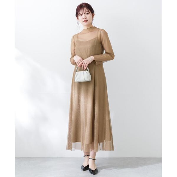 アーバンリサーチ ロッソ（URBAN RESEARCH ROSSO）/kaene　ラメチュールメロウワンピース_7