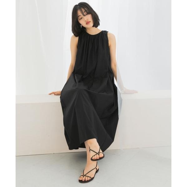 アーバンリサーチ ロッソ（URBAN RESEARCH ROSSO）/le　RELAXED FIT SHIRRING DRESS