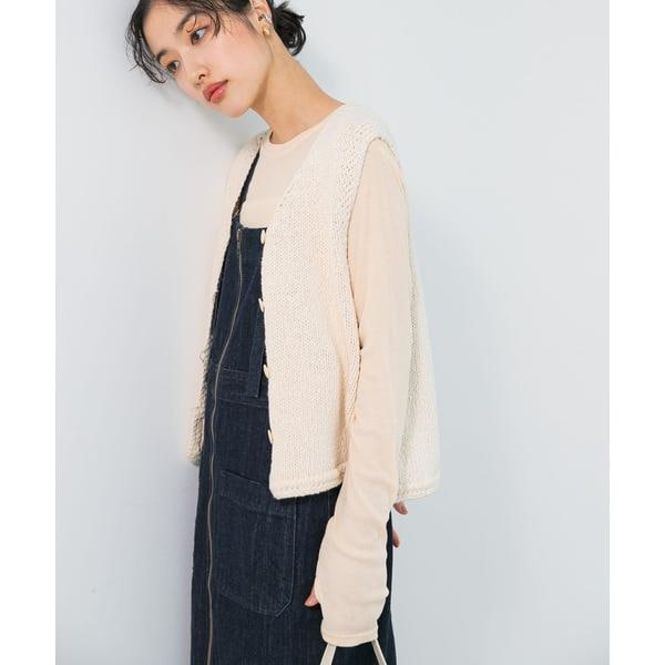 アーバンリサーチ ロッソ（URBAN RESEARCH ROSSO）/le　BELLE EPOQUE COTTON VEST_1