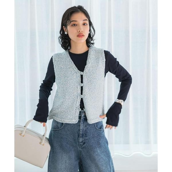 アーバンリサーチ ロッソ（URBAN RESEARCH ROSSO）/le　BELLE EPOQUE COTTON VEST_9