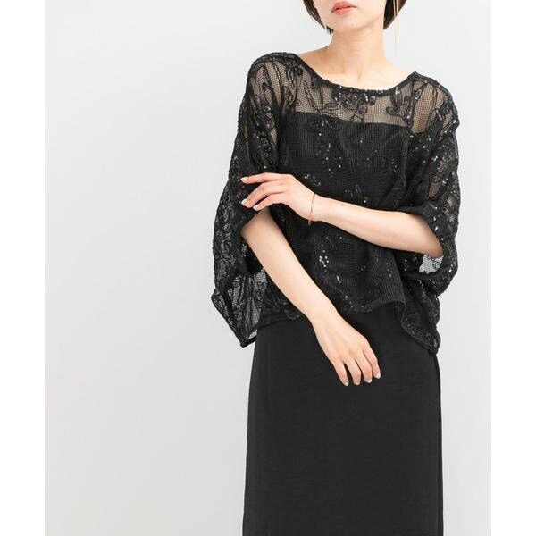 アーバンリサーチ ロッソ（URBAN RESEARCH ROSSO）/TORRAZZO DONNA　Botanical pattern spangle blouse_2