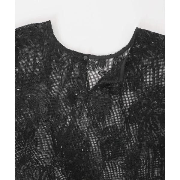 アーバンリサーチ ロッソ（URBAN RESEARCH ROSSO）/TORRAZZO DONNA　Botanical pattern spangle blouse_6
