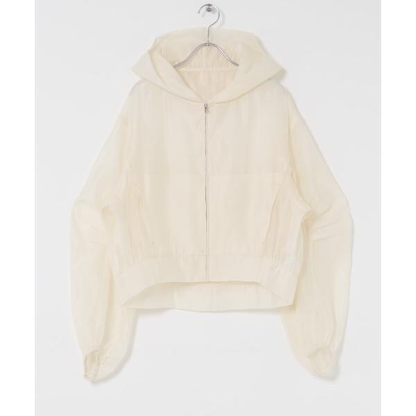 アーバンリサーチ ロッソ（URBAN RESEARCH ROSSO）/ELENDEEK　HOODIE SHEER BLOUSON