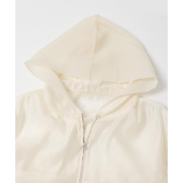 アーバンリサーチ ロッソ（URBAN RESEARCH ROSSO）/ELENDEEK　HOODIE SHEER BLOUSON
