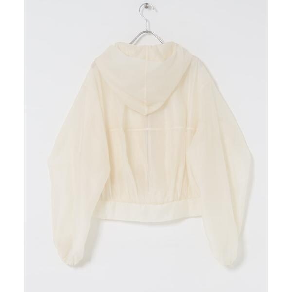アーバンリサーチ ロッソ（URBAN RESEARCH ROSSO）/ELENDEEK　HOODIE SHEER BLOUSON