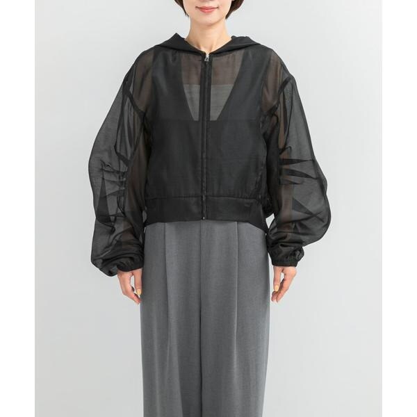 アーバンリサーチ ロッソ（URBAN RESEARCH ROSSO）/ELENDEEK　HOODIE SHEER BLOUSON