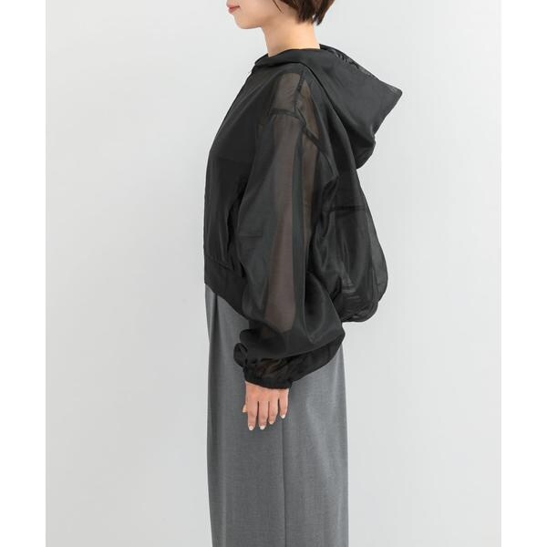 アーバンリサーチ ロッソ（URBAN RESEARCH ROSSO）/ELENDEEK　HOODIE SHEER BLOUSON