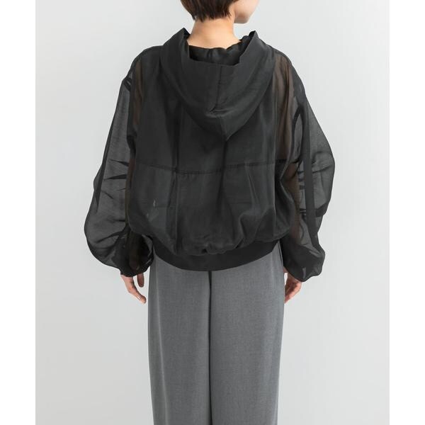 アーバンリサーチ ロッソ（URBAN RESEARCH ROSSO）/ELENDEEK　HOODIE SHEER BLOUSON