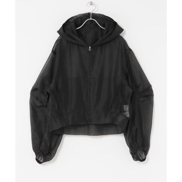 アーバンリサーチ ロッソ（URBAN RESEARCH ROSSO）/ELENDEEK　HOODIE SHEER BLOUSON