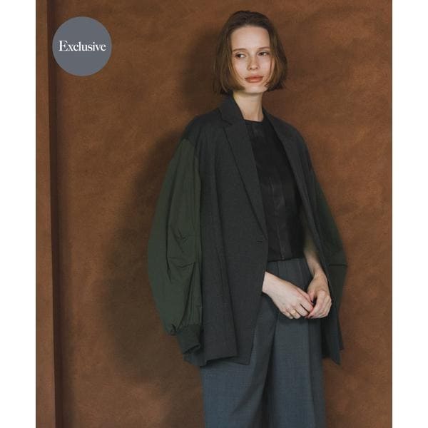 アーバンリサーチ ロッソ（URBAN RESEARCH ROSSO）/『別注』CHIGNON×ROSSO　袖ドッキングフォルムジャケット