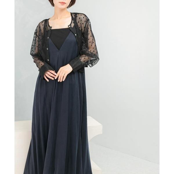 アーバンリサーチ ロッソ（URBAN RESEARCH ROSSO）/クールタッチ2WAYキュプラ混キャミワンピース