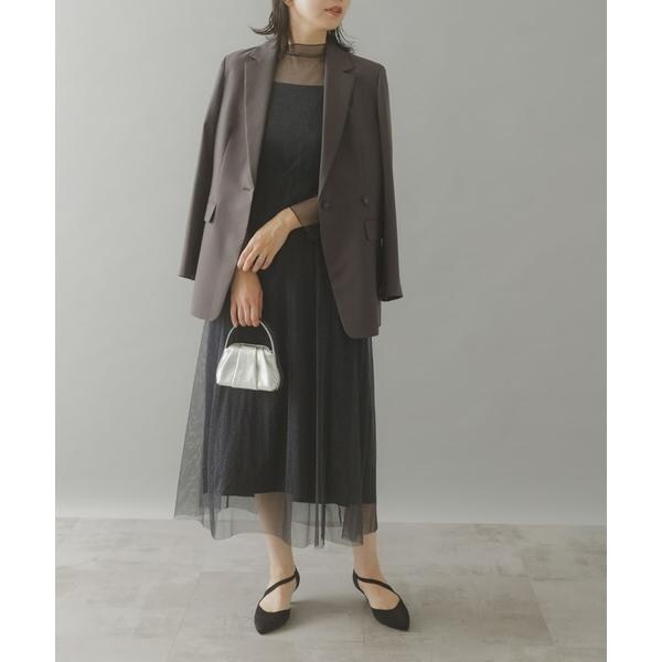 アーバンリサーチ ロッソ（URBAN RESEARCH ROSSO）/kaene　ラメチュールメローワンピース_9