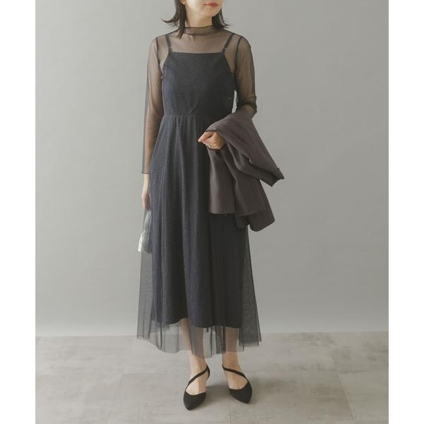 アーバンリサーチ ロッソ（URBAN RESEARCH ROSSO）/kaene　ラメチュールメローワンピース_11