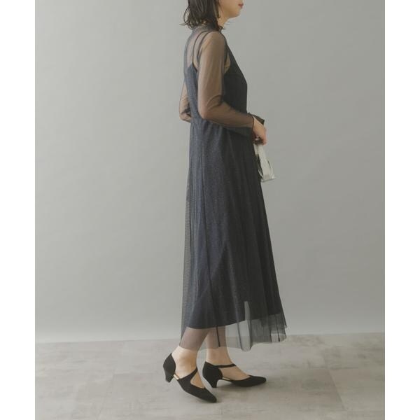 アーバンリサーチ ロッソ（URBAN RESEARCH ROSSO）/kaene　ラメチュールメローワンピース_12