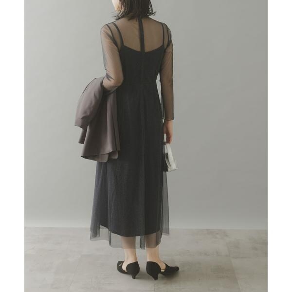 アーバンリサーチ ロッソ（URBAN RESEARCH ROSSO）/kaene　ラメチュールメローワンピース_13
