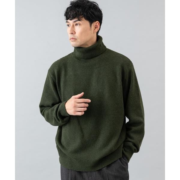 アーバンリサーチ ロッソ（URBAN RESEARCH ROSSO）/ブークレストレッチタートルニット