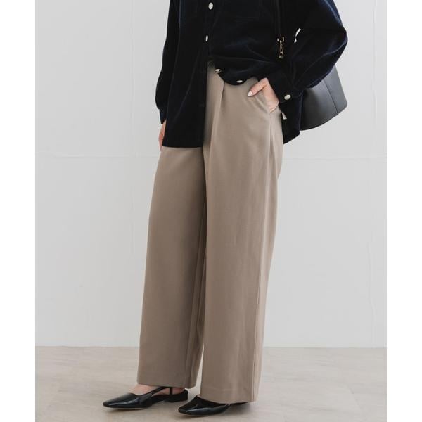 アーバンリサーチ ロッソ（URBAN RESEARCH ROSSO）/『UR TECH SMOOTHLUXE』F by ROSSO　タックワイドパンツ