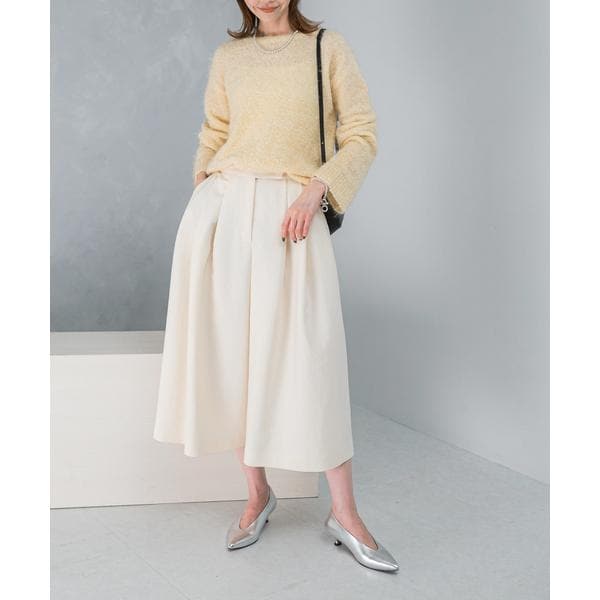 アーバンリサーチ ロッソ（URBAN RESEARCH ROSSO）/ダブルクロスフォルムタックパンツ