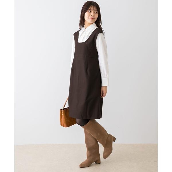 アーバンリサーチ ロッソ（URBAN RESEARCH ROSSO）/F by ROSSO　ピケ2WAYミニジャンパーワンピース