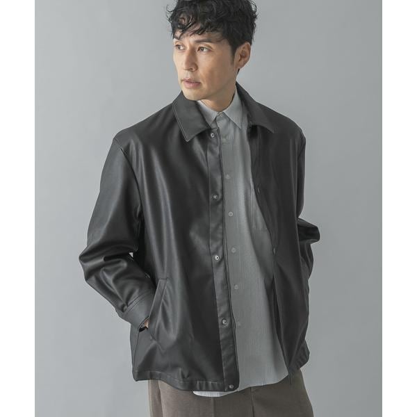 アーバンリサーチ ロッソ（URBAN RESEARCH ROSSO）/『XLサイズあり』ビーガンファブリックコーチジャケット