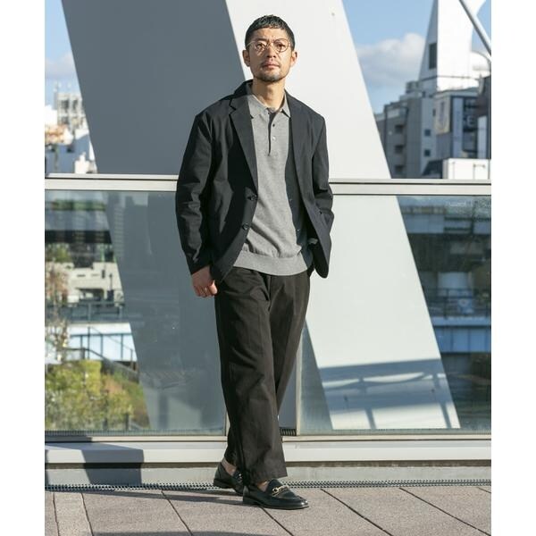 アーバンリサーチ ロッソ（URBAN RESEARCH ROSSO）/『XLサイズあり』ピーチツイルストレッチシングルジャケット_19