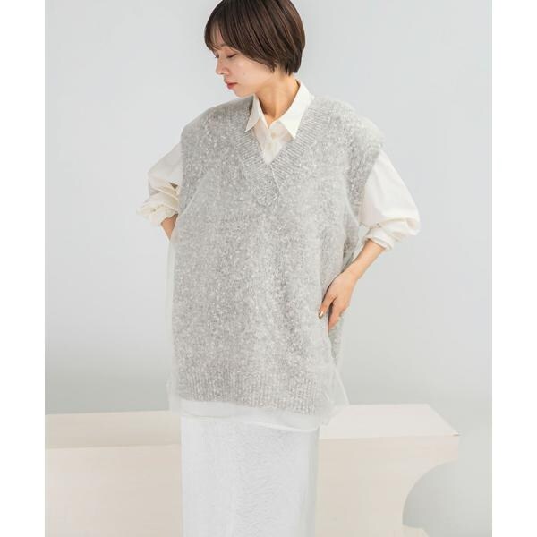 アーバンリサーチ ロッソ（URBAN RESEARCH ROSSO）/CHIGNON　リバーオーガンドッキングベスト_14