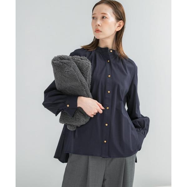 アーバンリサーチ ロッソ（URBAN RESEARCH ROSSO）/『WEB限定』デザインボタンカットソーブラウス