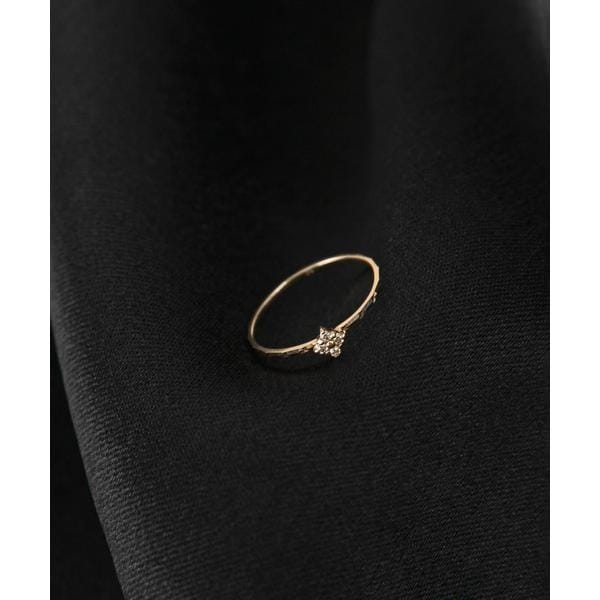 アーバンリサーチ ロッソ（URBAN RESEARCH ROSSO）/Favorible　Studs border diamond ring