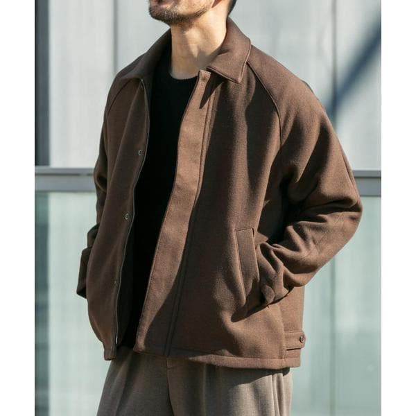 アーバンリサーチ ロッソ（URBAN RESEARCH ROSSO）/『XLサイズあり』light meltonブルゾン