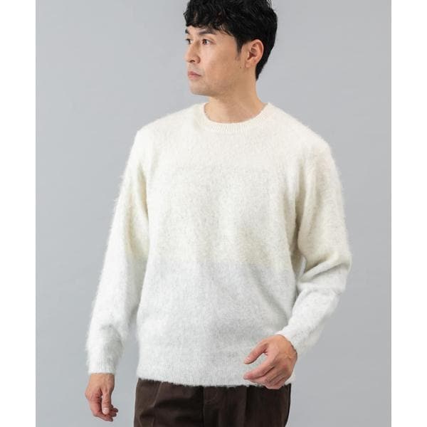 アーバンリサーチ ロッソ（URBAN RESEARCH ROSSO）/グラデーションシャギーニット